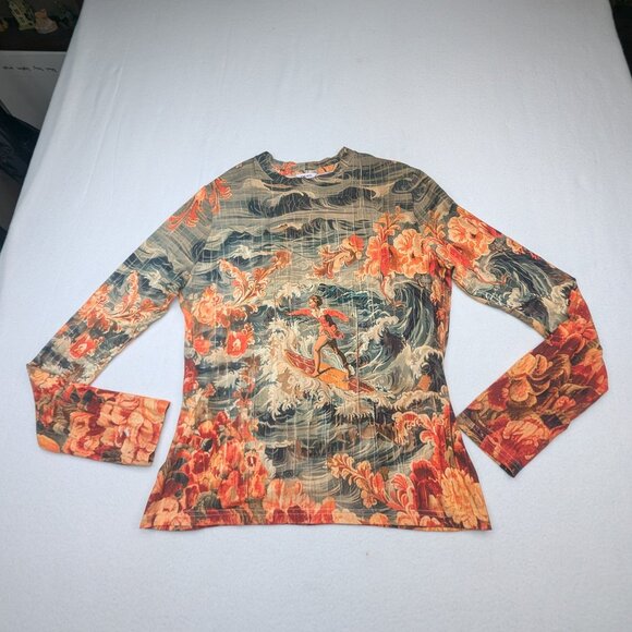 THE KIT's By Daniel Vosovic Sophie Tee | Red Surfer Women's Shirt Size X Large - Picture 6 of 13